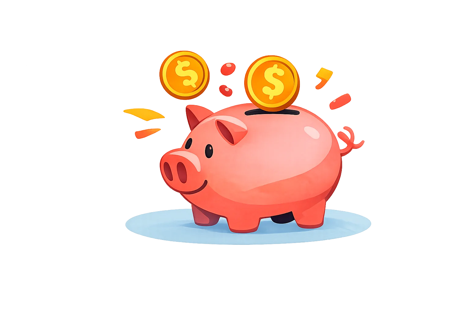 Ilustración alcancía